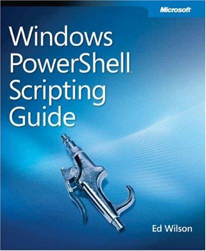 Cover for Windows PowerShell(TM) Scripting Guide