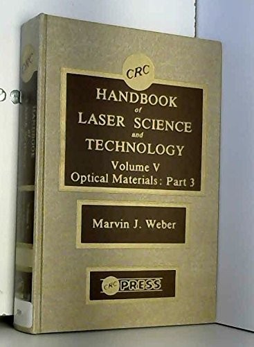 Cover for CRC Handbook of Laser Science and Technology (Handbook of Laser Science & Technology)