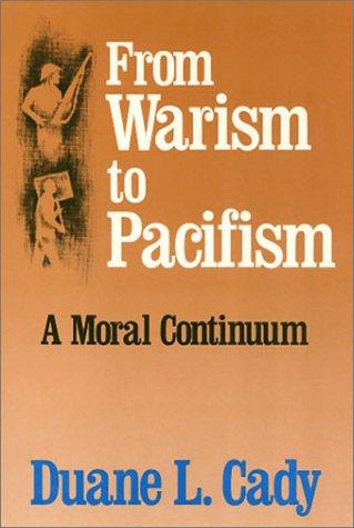 Cover for From warism to pacifism