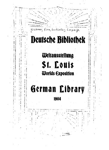 Cover for Deutsche Bibliothek