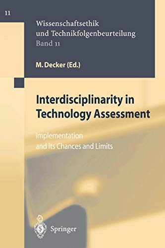 Cover for Interdisciplinarity in Technology Assessment