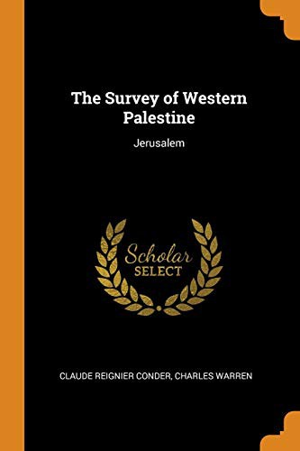 Cover for The Survey of Western Palestine