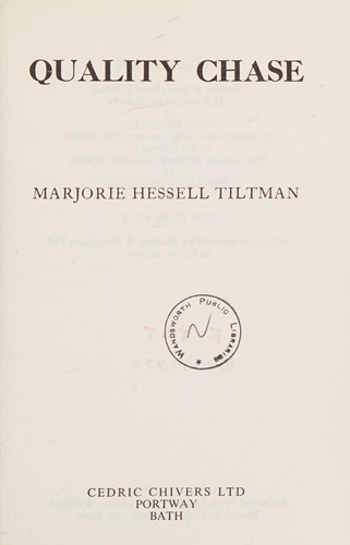 Cover for Quality Chase