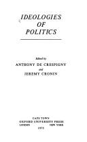 Cover for Ideologies of politics