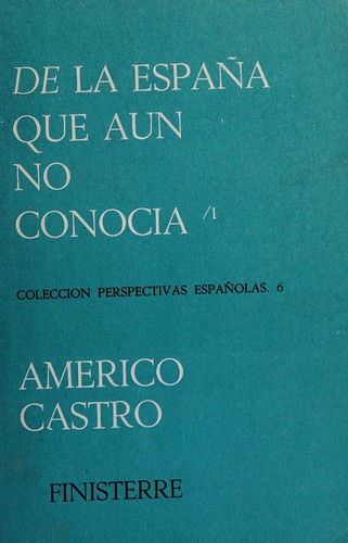 Cover for De la España que aun no conocía
