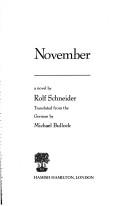 Cover for November