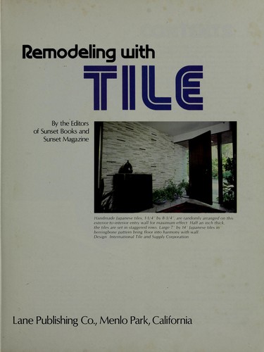 Cover for Remodeling with tile