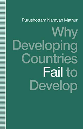 Cover for Why Developing Countries Fail to Develop