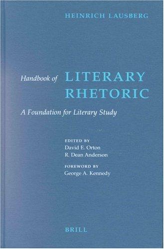 Cover for Handbook of Literary Rhetoric