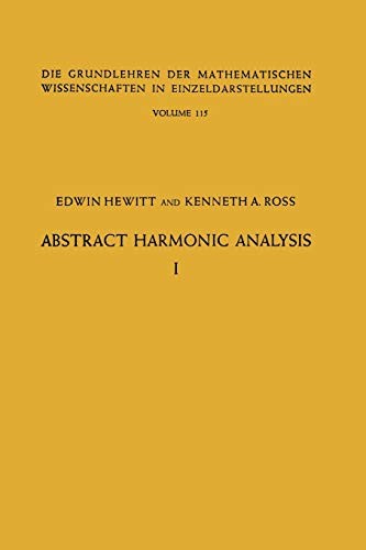 Cover for Abstract Harmonic Analysis