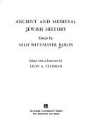 Cover for Ancient and medieval Jewish history