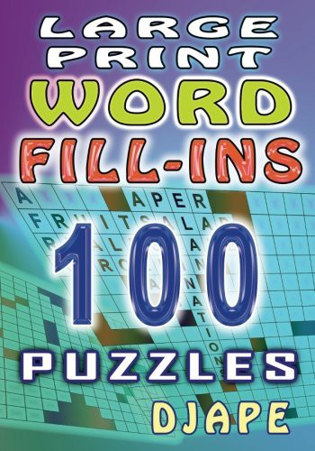 Cover for Large Print Word Fill-ins