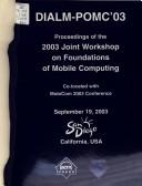 Cover for DIALM-POMC'03