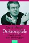Cover for Doktorspiele. Geständnisse eines Hochstaplers.