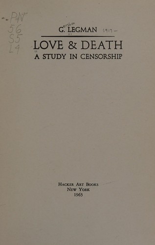 Cover for Love & death