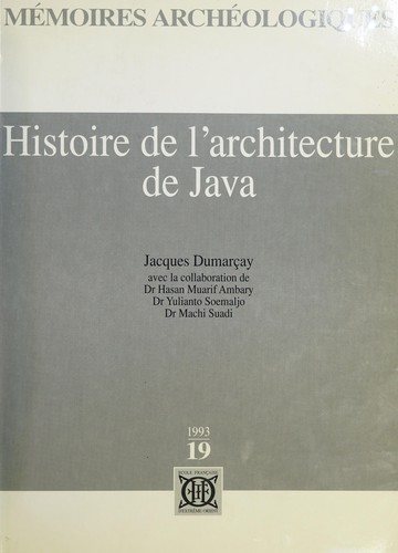 Cover for Histoire de l'architecture de Java