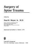 Cover for Surgery of spine trauma