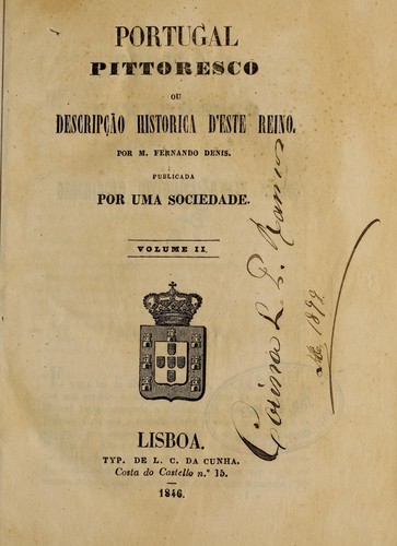 Cover for Portugal pittoresco
