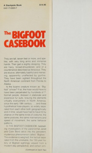 Cover for The Bigfoot casebook