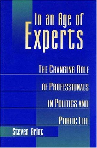 Cover for In an Age of Experts