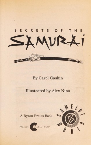 Cover for Secrets of the samurai