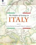 Cover for The Orgins of Geology in Italy (Special Paper (Geological Society of America))