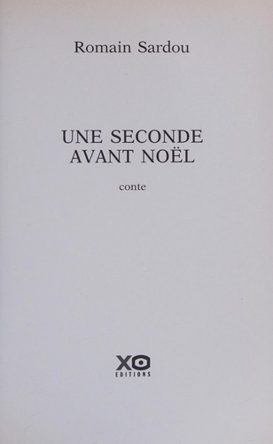 Cover for Une seconde avant Noël