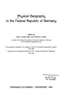 Cover for Physical geography in the Federal Republic of Germany