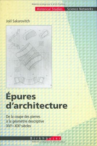 Cover for Epures d'architecture