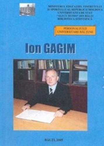 Cover for Ion Gagim : Biobibliografie