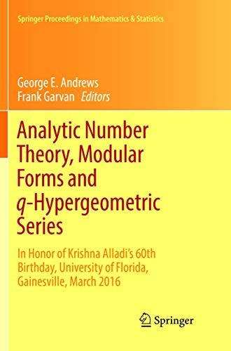 Cover for Analytic Number Theory, Modular Forms and q-Hypergeometric Series