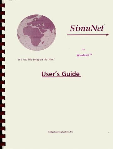 Cover for SimuNet (r) 3.0 User's Guide (for Windows)