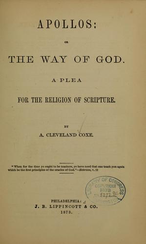 Cover for Apollos