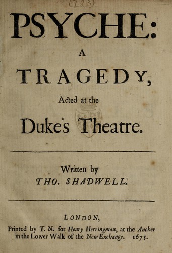 Cover for Psyche