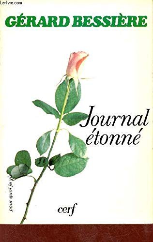 Cover for Journal étonné