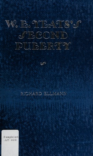 Cover for W.B. Yeats's second puberty