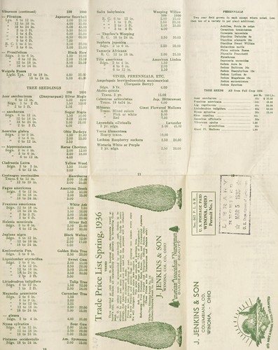 Cover for Trade price list