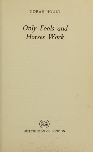 Cover for Only fools and horses work