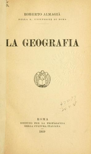 Cover for geografia.