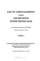 Cover for Eau et aménagement dans les régions inter-tropicales