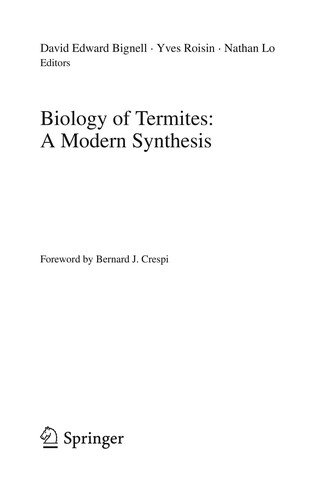 Cover for Biology of termites