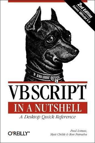 Cover for VBScript in a Nutshell, 2nd Edition
