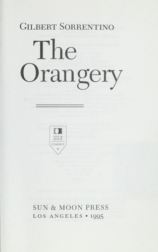 Cover for The orangery