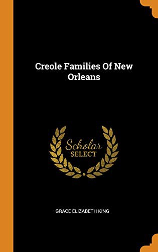 Cover for Creole Families of New Orleans