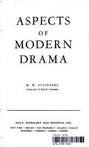 Cover for Aspects of Modern Drama