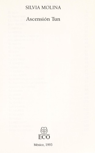 Cover for Ascensión Tun