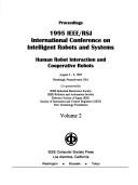 Cover for 1995 IEEE/RSJ International Conference on Intelligent Robots and Systems: Human robot interaction and cooperative robots 