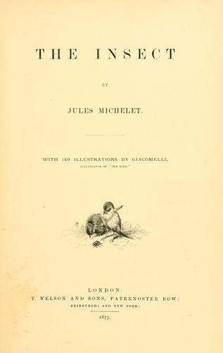 Cover for The insect