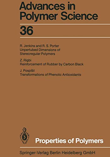 Cover for Advances in Polymer Science