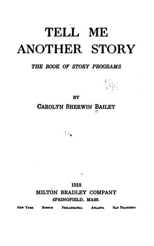 Cover for Tell Me Another Story